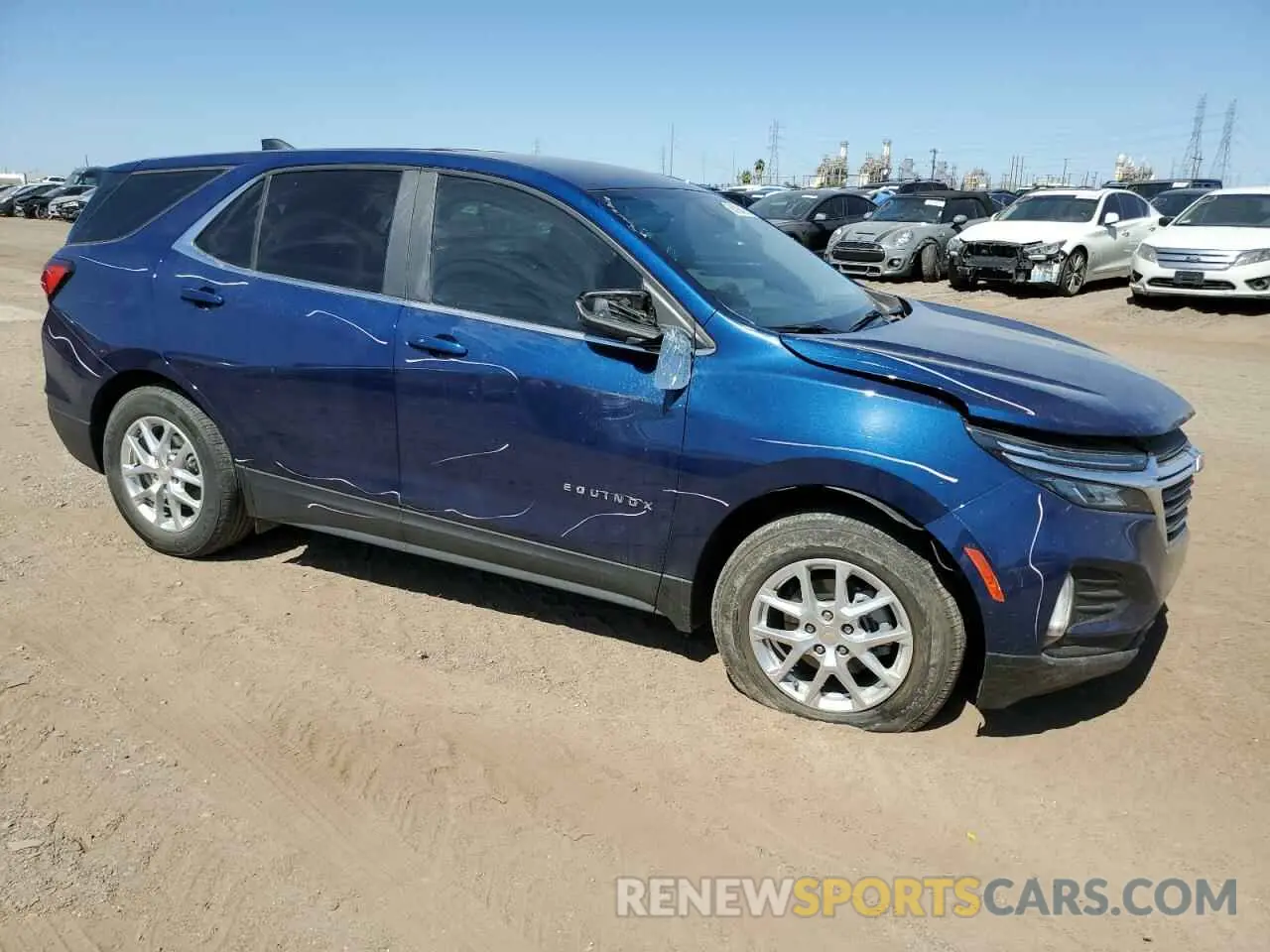 4 Photograph of a damaged car 3GNAXKEVXNL240741 CHEVROLET EQUINOX 2022