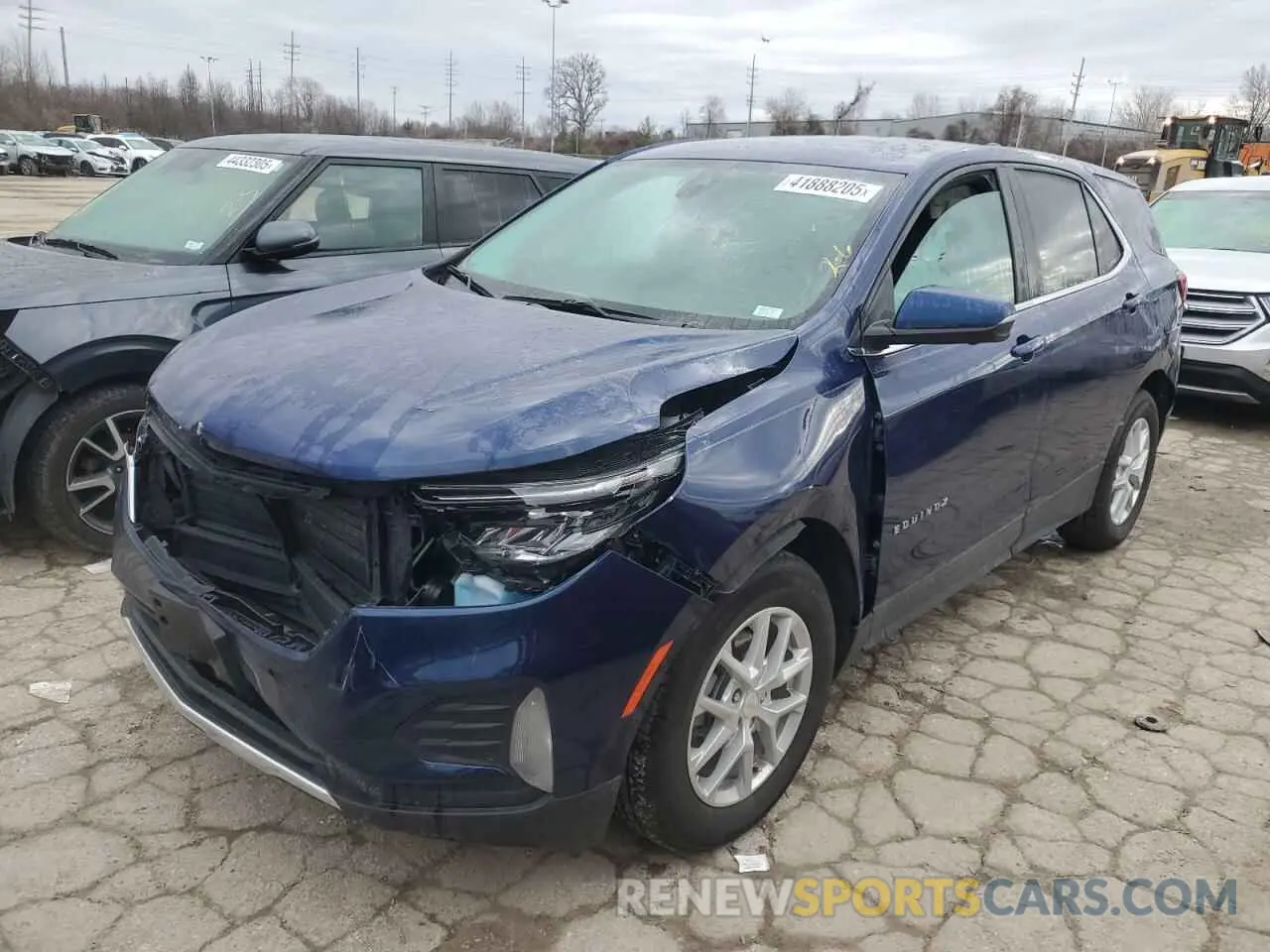 1 Photograph of a damaged car 3GNAXKEVXNL296176 CHEVROLET EQUINOX 2022
