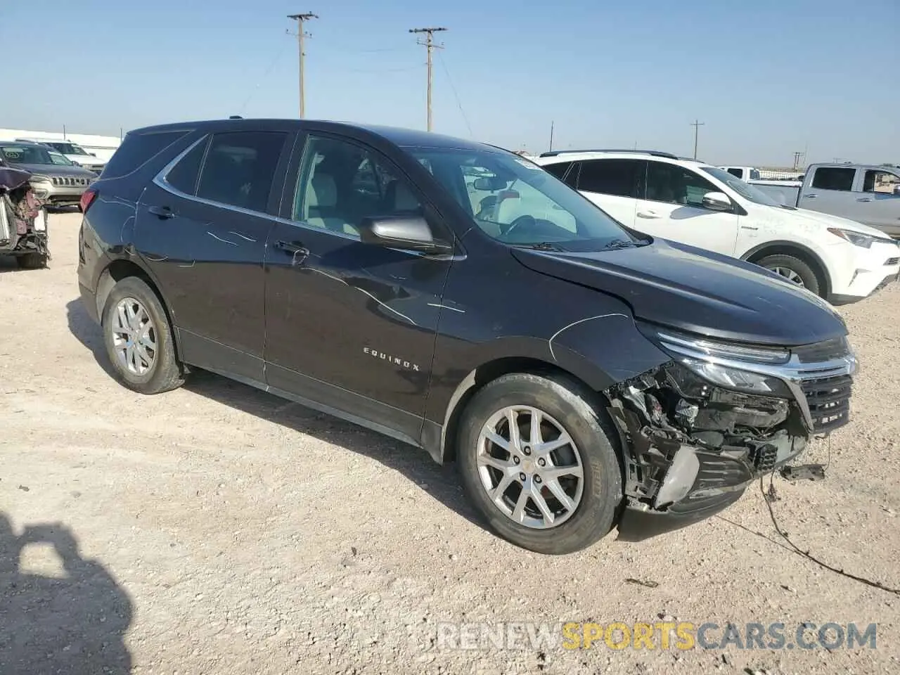 4 Photograph of a damaged car 3GNAXKEVXNS201802 CHEVROLET EQUINOX 2022