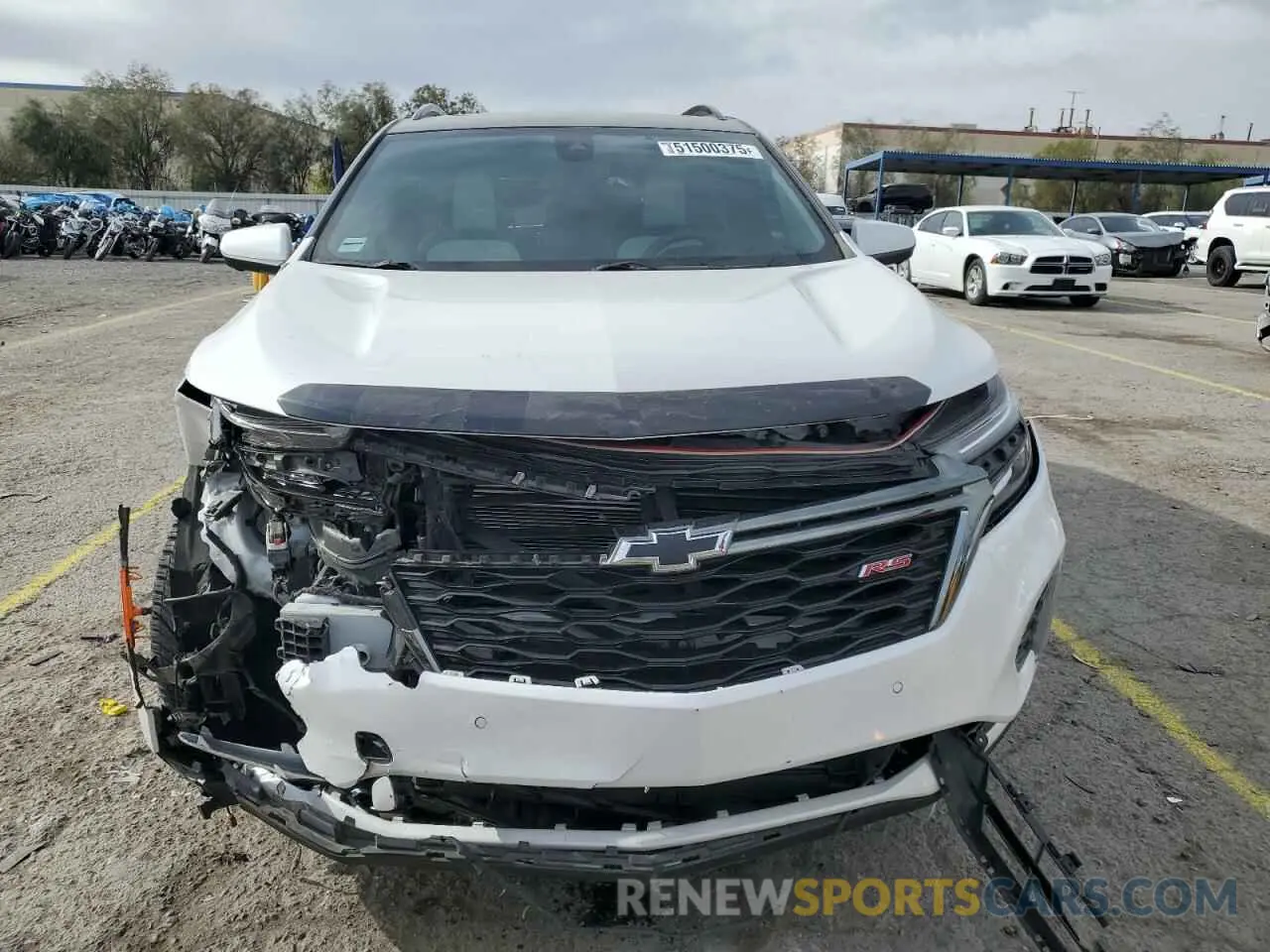 5 Photograph of a damaged car 3GNAXMEV0NS186609 CHEVROLET EQUINOX 2022