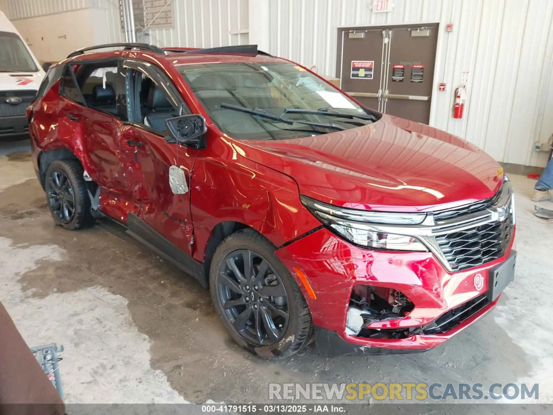 1 Photograph of a damaged car 3GNAXMEV1NS107156 CHEVROLET EQUINOX 2022