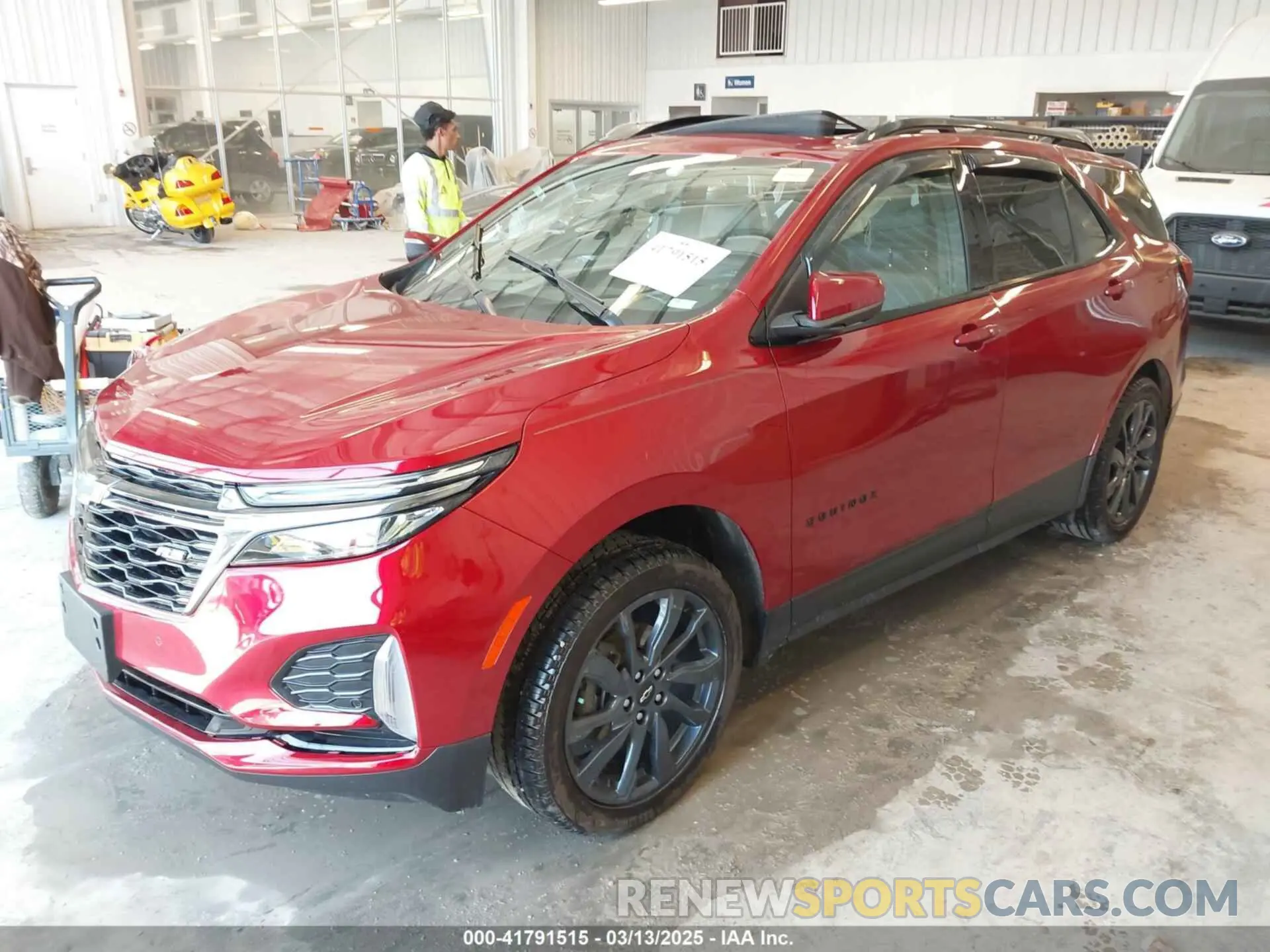 2 Photograph of a damaged car 3GNAXMEV1NS107156 CHEVROLET EQUINOX 2022
