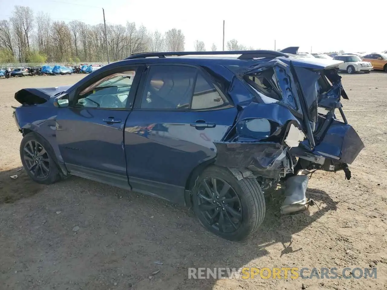 2 Photograph of a damaged car 3GNAXMEV4NS235570 CHEVROLET EQUINOX 2022