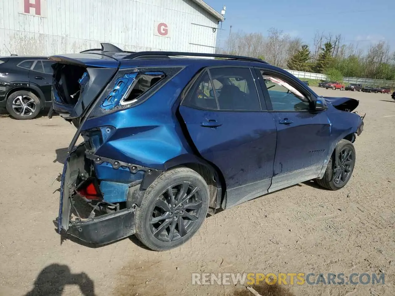 3 Photograph of a damaged car 3GNAXMEV4NS235570 CHEVROLET EQUINOX 2022
