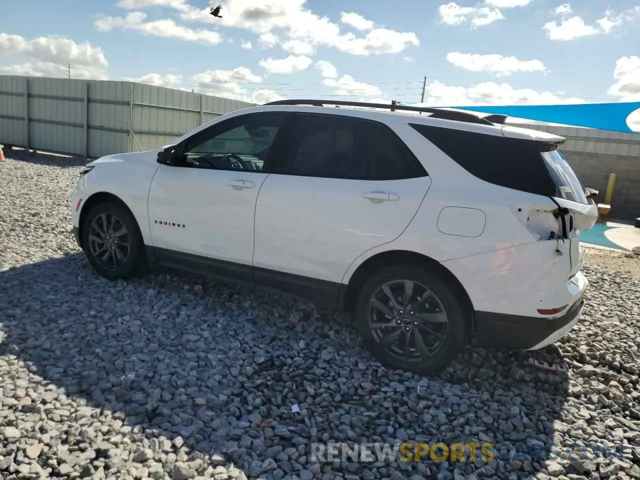 2 Photograph of a damaged car 3GNAXMEV5NS116345 CHEVROLET EQUINOX 2022