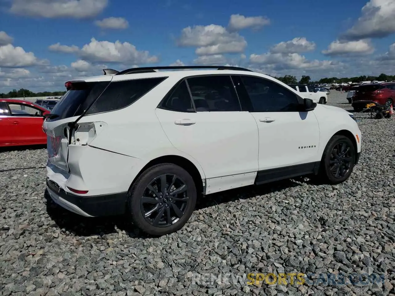 3 Photograph of a damaged car 3GNAXMEV5NS116345 CHEVROLET EQUINOX 2022