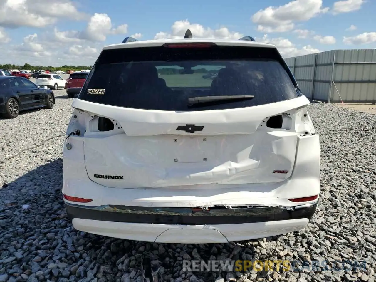 6 Photograph of a damaged car 3GNAXMEV5NS116345 CHEVROLET EQUINOX 2022