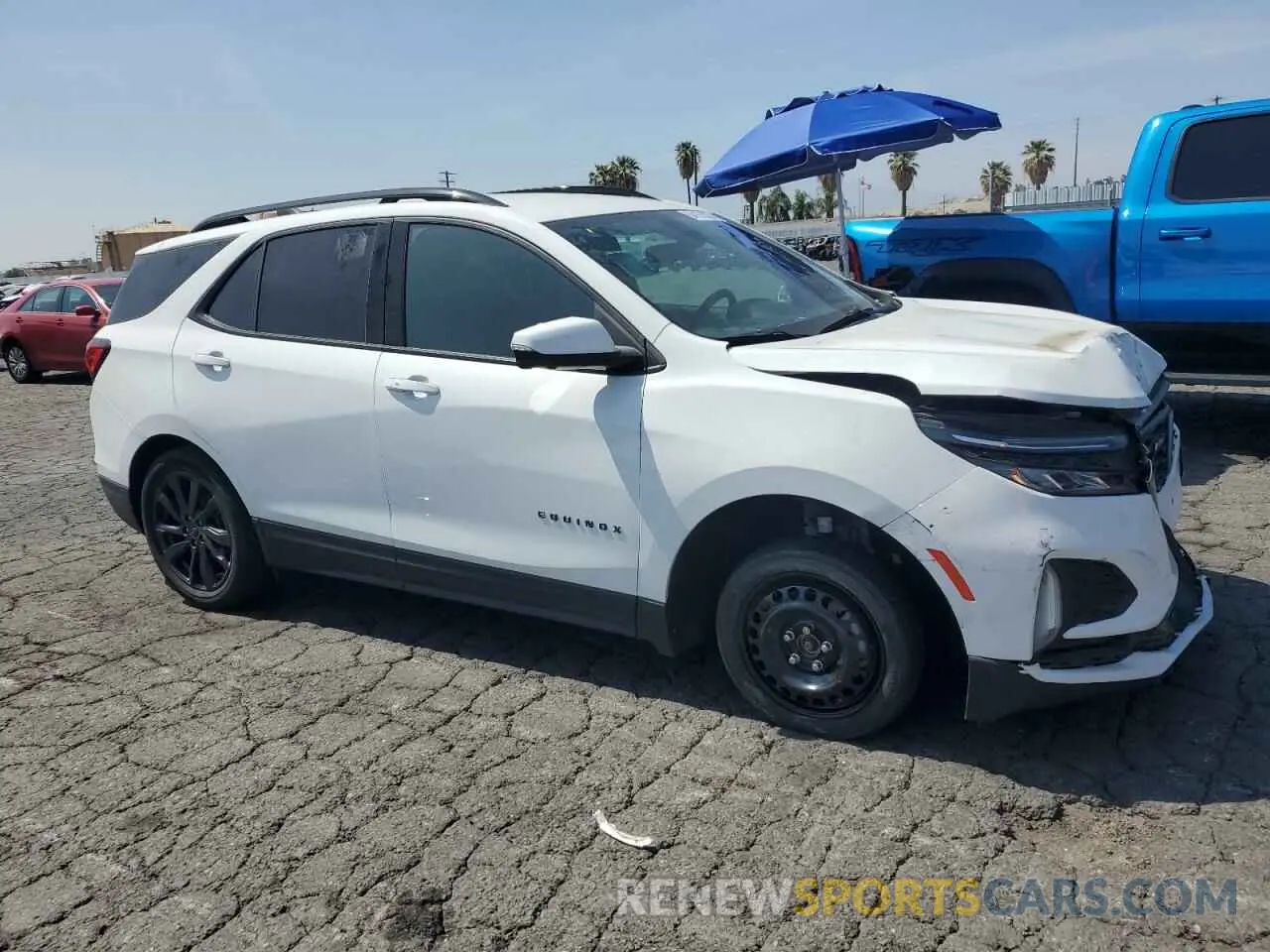 4 Фотография поврежденного автомобиля 3GNAXMEV6NS102759 CHEVROLET EQUINOX 2022