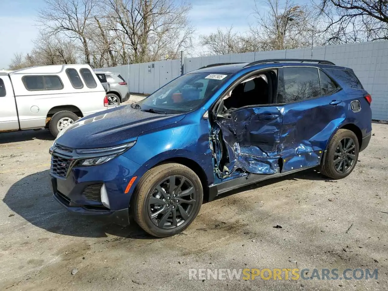 1 Photograph of a damaged car 3GNAXMEV6NS209486 CHEVROLET EQUINOX 2022