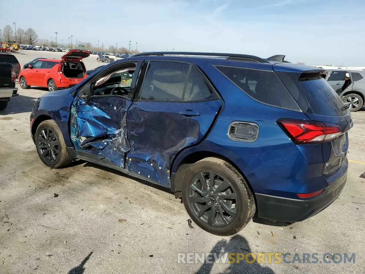2 Photograph of a damaged car 3GNAXMEV6NS209486 CHEVROLET EQUINOX 2022