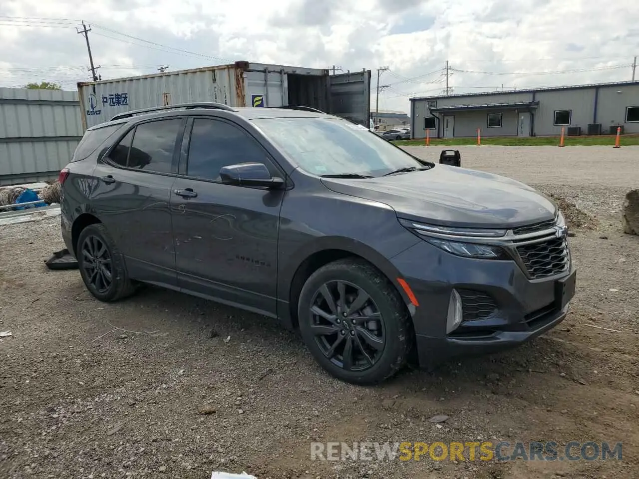 4 Photograph of a damaged car 3GNAXMEVXNS247478 CHEVROLET EQUINOX 2022