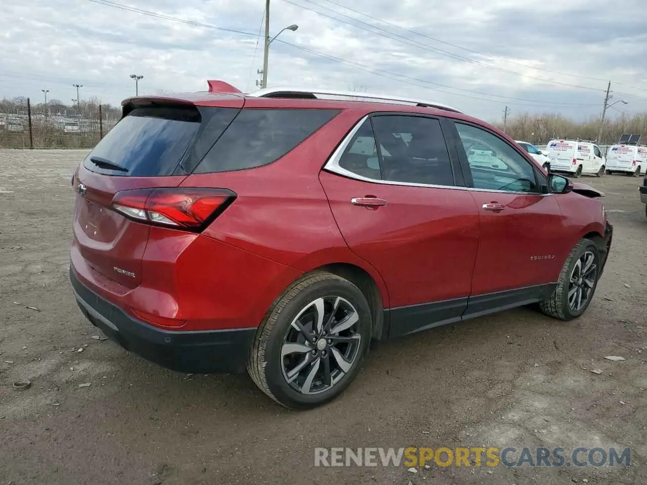 3 Photograph of a damaged car 3GNAXNEVXNS186302 CHEVROLET EQUINOX 2022