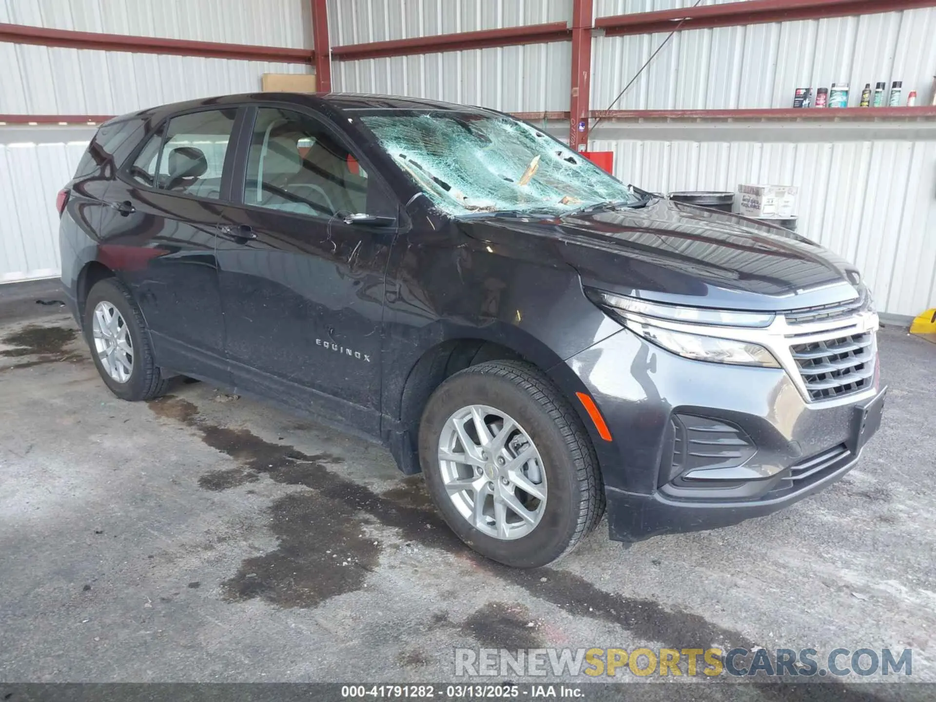 1 Photograph of a damaged car 3GNAXSEV2NS152370 CHEVROLET EQUINOX 2022