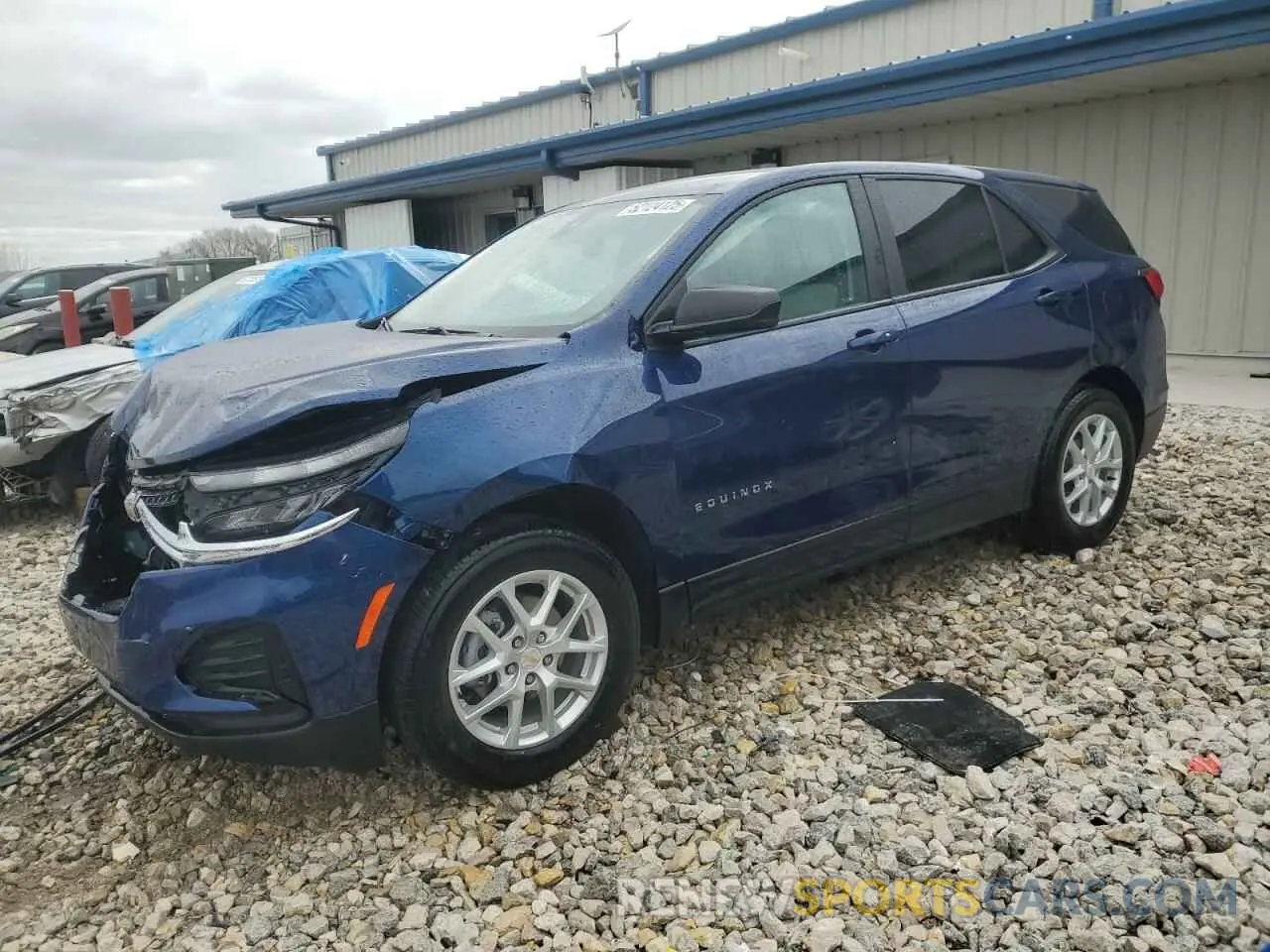 1 Photograph of a damaged car 3GNAXSEV5NS228180 CHEVROLET EQUINOX 2022