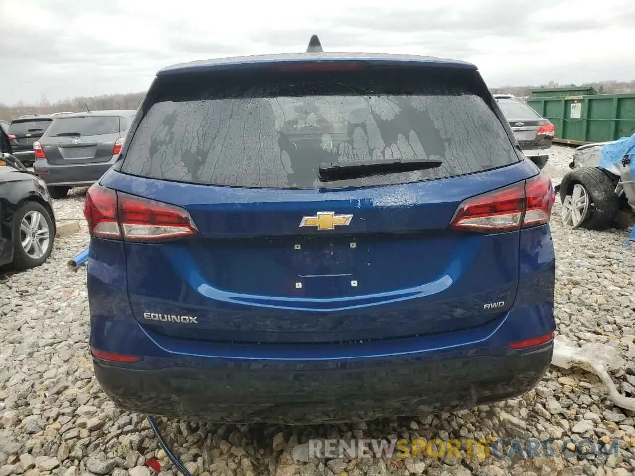 6 Photograph of a damaged car 3GNAXSEV5NS228180 CHEVROLET EQUINOX 2022