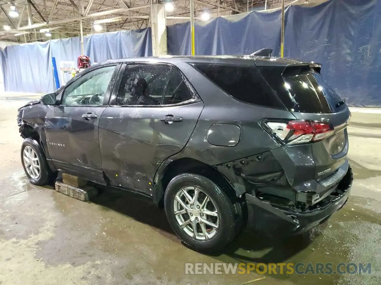 2 Фотография поврежденного автомобиля 3GNAXSEVXNS222942 CHEVROLET EQUINOX 2022