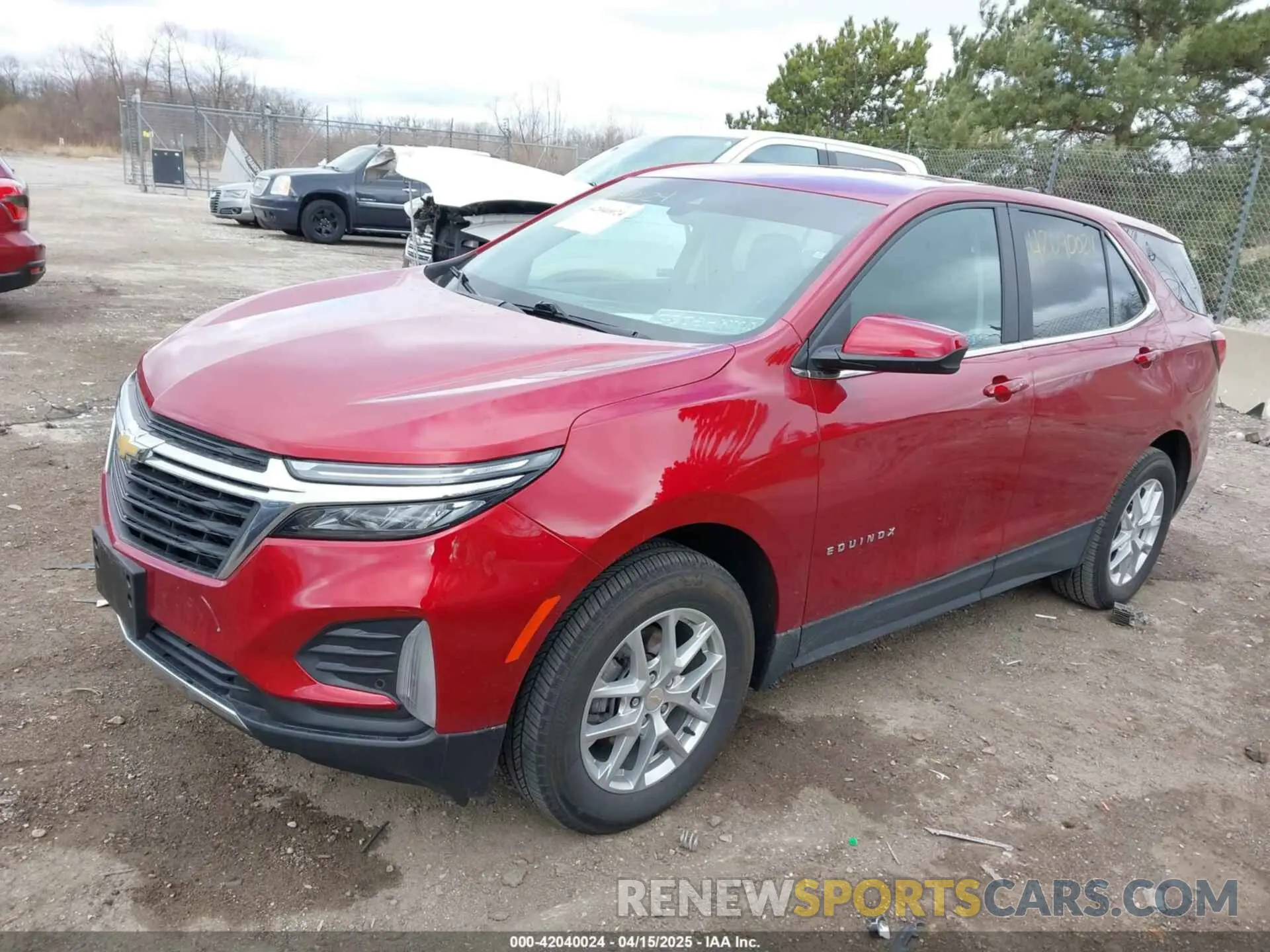2 Фотография поврежденного автомобиля 3GNAXUEV0NL178536 CHEVROLET EQUINOX 2022