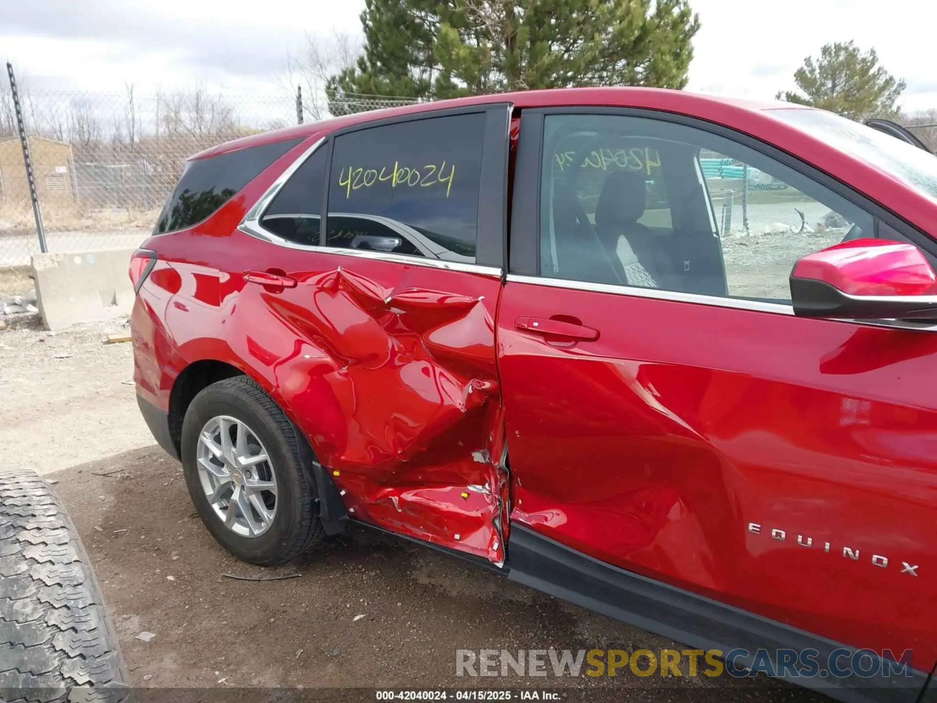 6 Фотография поврежденного автомобиля 3GNAXUEV0NL178536 CHEVROLET EQUINOX 2022