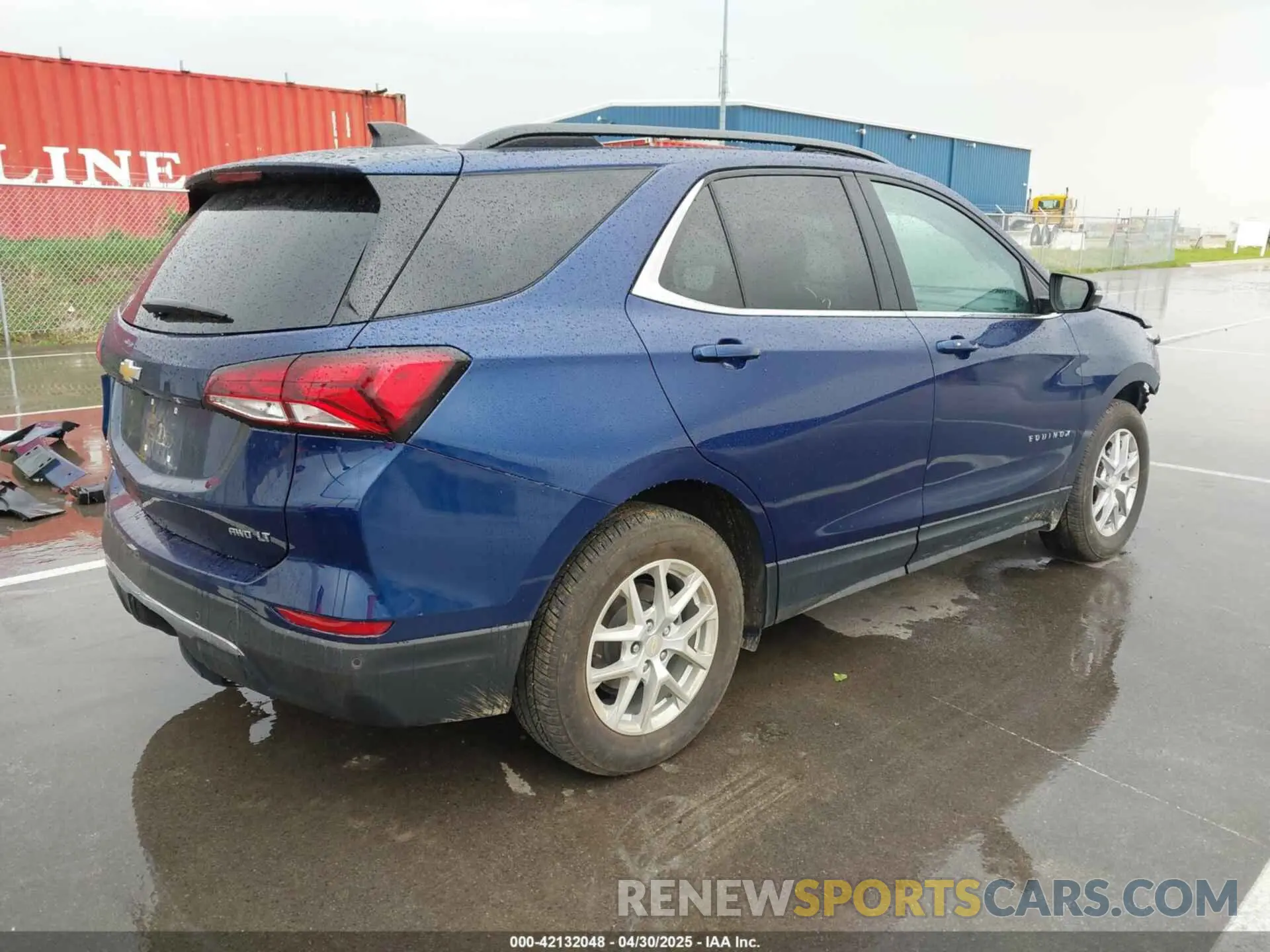 4 Photograph of a damaged car 3GNAXUEV0NL287708 CHEVROLET EQUINOX 2022