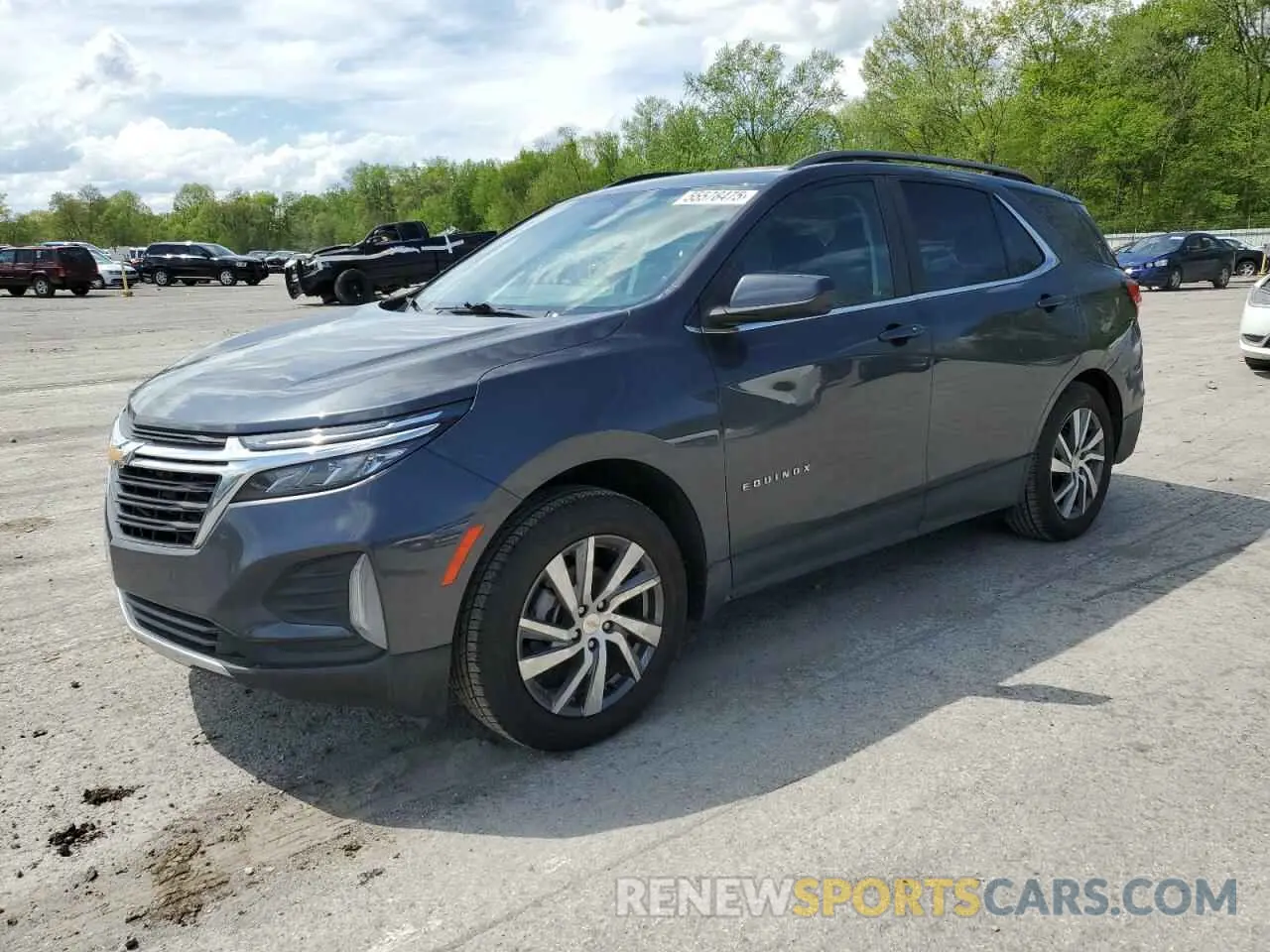 1 Photograph of a damaged car 3GNAXUEV0NS191843 CHEVROLET EQUINOX 2022