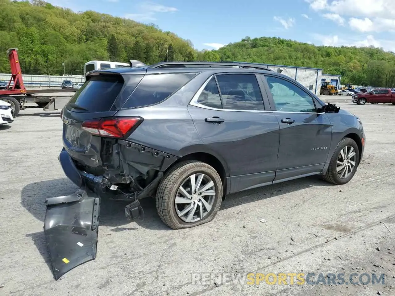 3 Photograph of a damaged car 3GNAXUEV0NS191843 CHEVROLET EQUINOX 2022