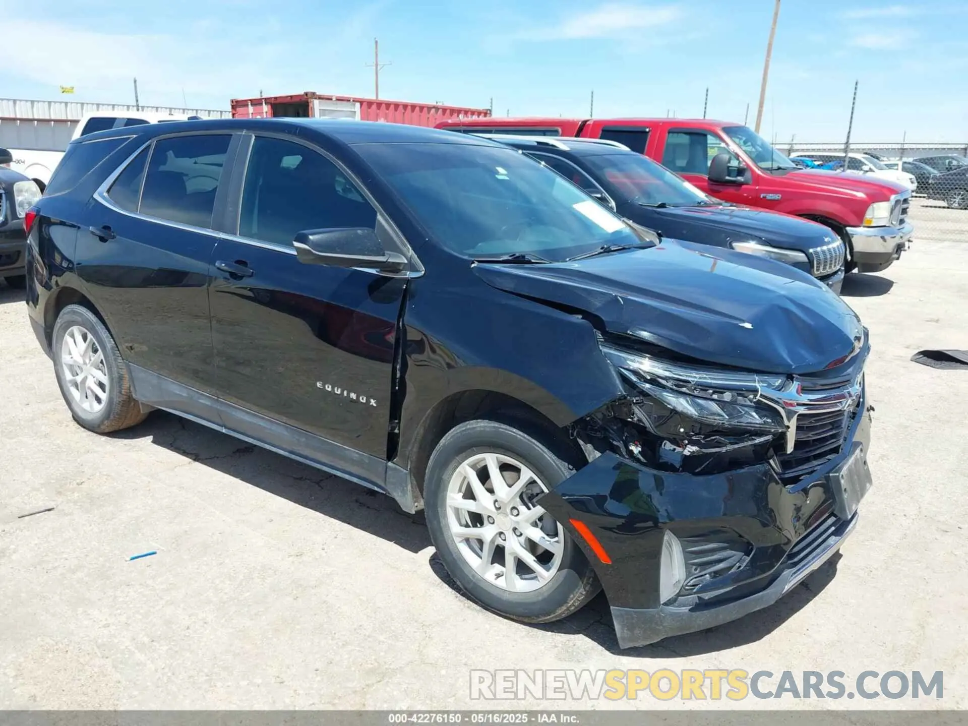 1 Photograph of a damaged car 3GNAXUEV1NL108771 CHEVROLET EQUINOX 2022