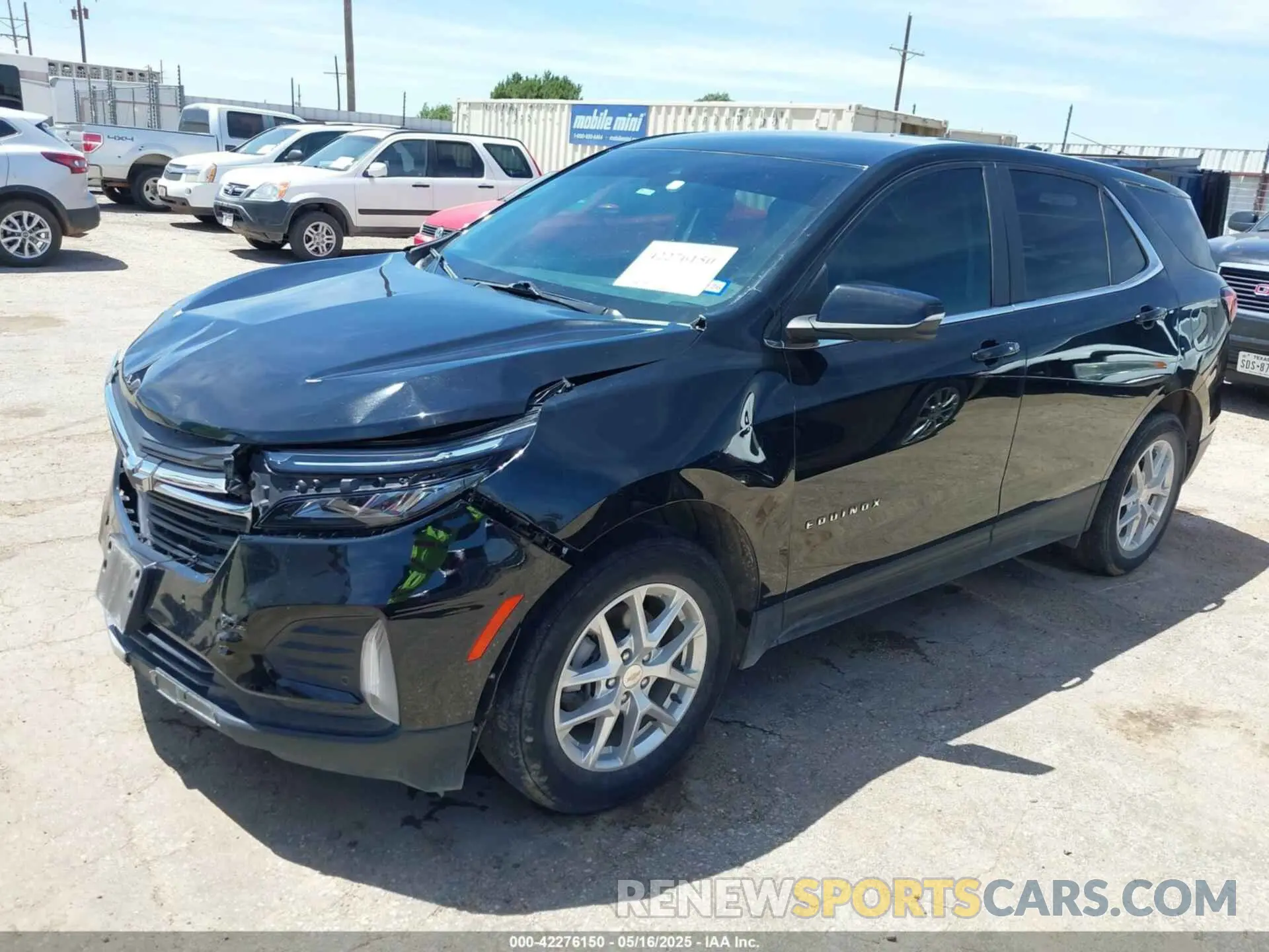 2 Photograph of a damaged car 3GNAXUEV1NL108771 CHEVROLET EQUINOX 2022