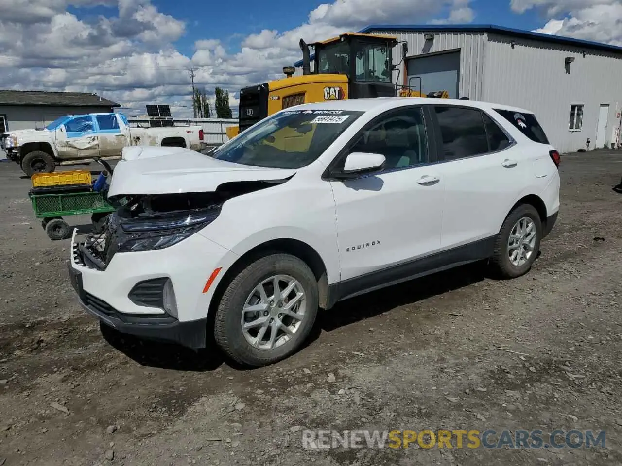 1 Photograph of a damaged car 3GNAXUEV2NL182166 CHEVROLET EQUINOX 2022