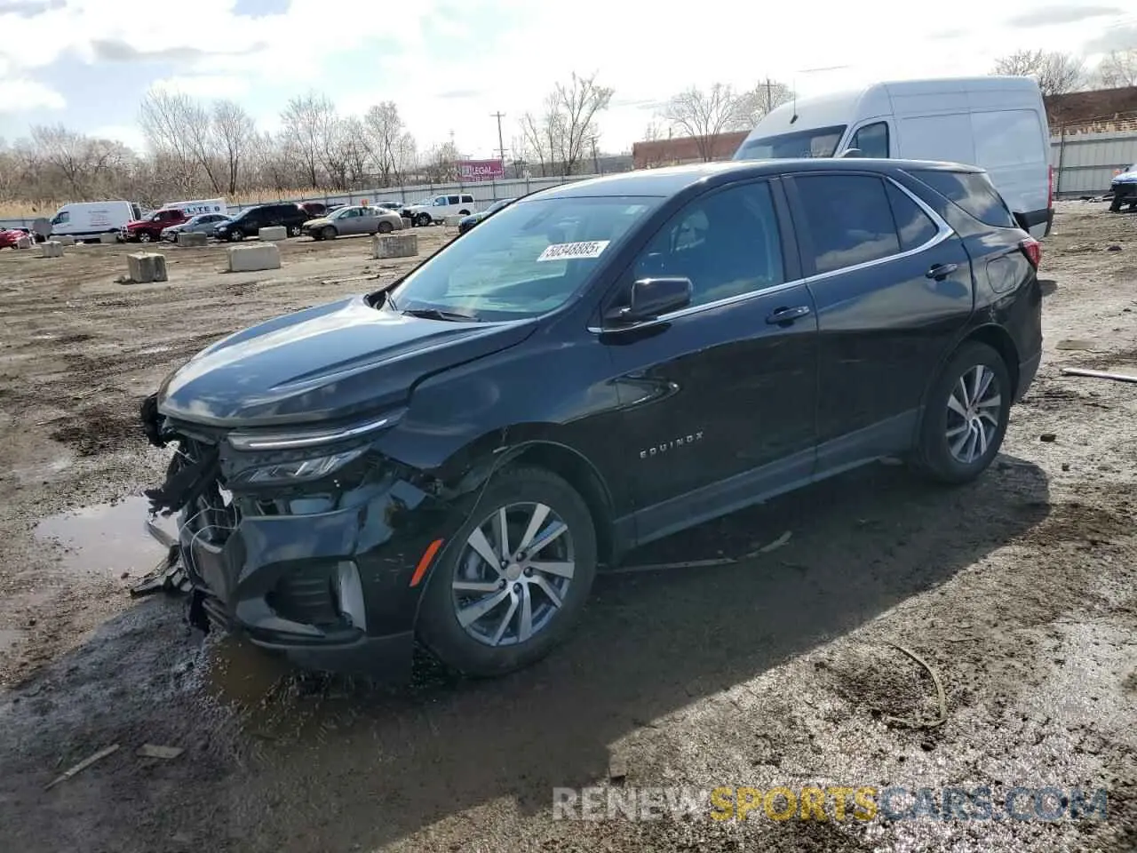 1 Photograph of a damaged car 3GNAXUEV2NL313886 CHEVROLET EQUINOX 2022