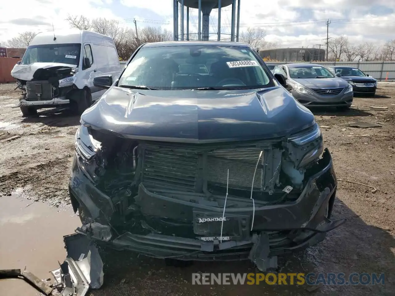 5 Photograph of a damaged car 3GNAXUEV2NL313886 CHEVROLET EQUINOX 2022