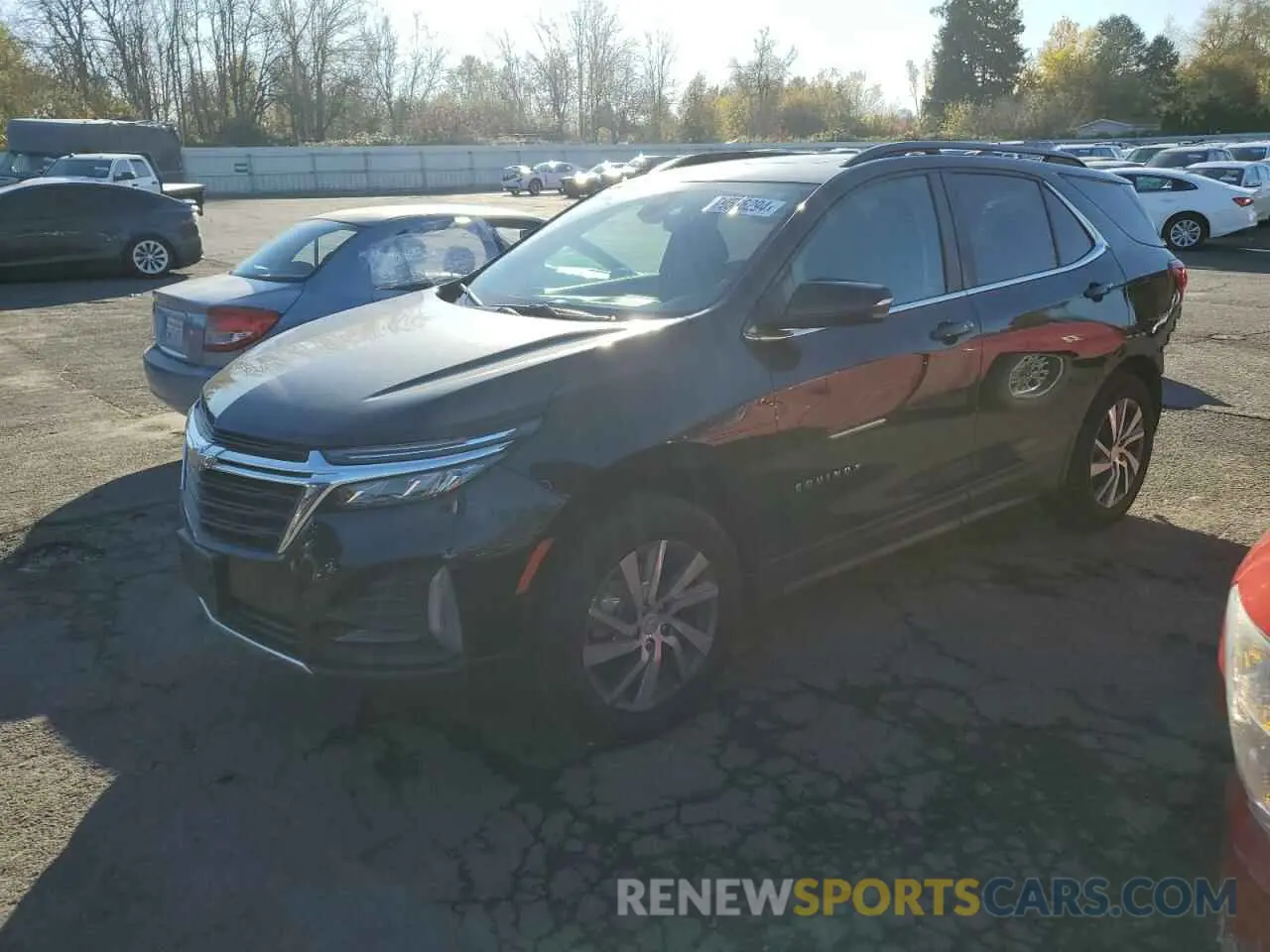 1 Photograph of a damaged car 3GNAXUEV3NL314349 CHEVROLET EQUINOX 2022