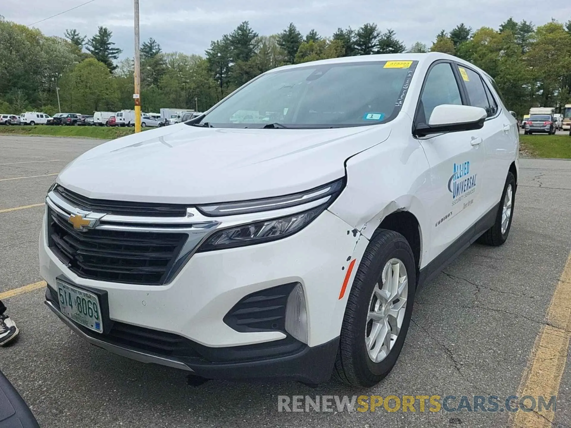 44 Photograph of a damaged car 3GNAXUEV4NL122521 CHEVROLET EQUINOX 2022