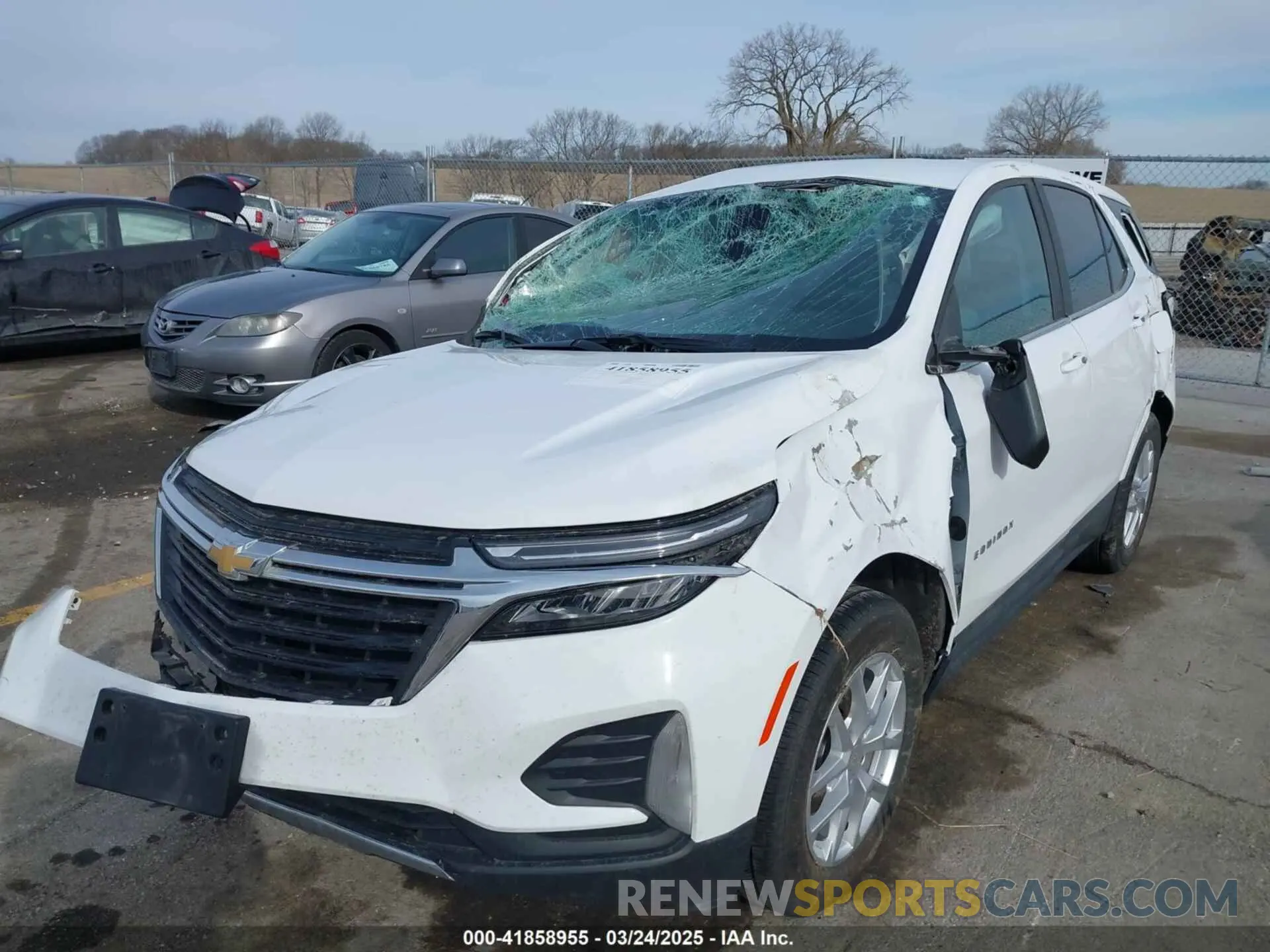 6 Photograph of a damaged car 3GNAXUEV4NL187577 CHEVROLET EQUINOX 2022
