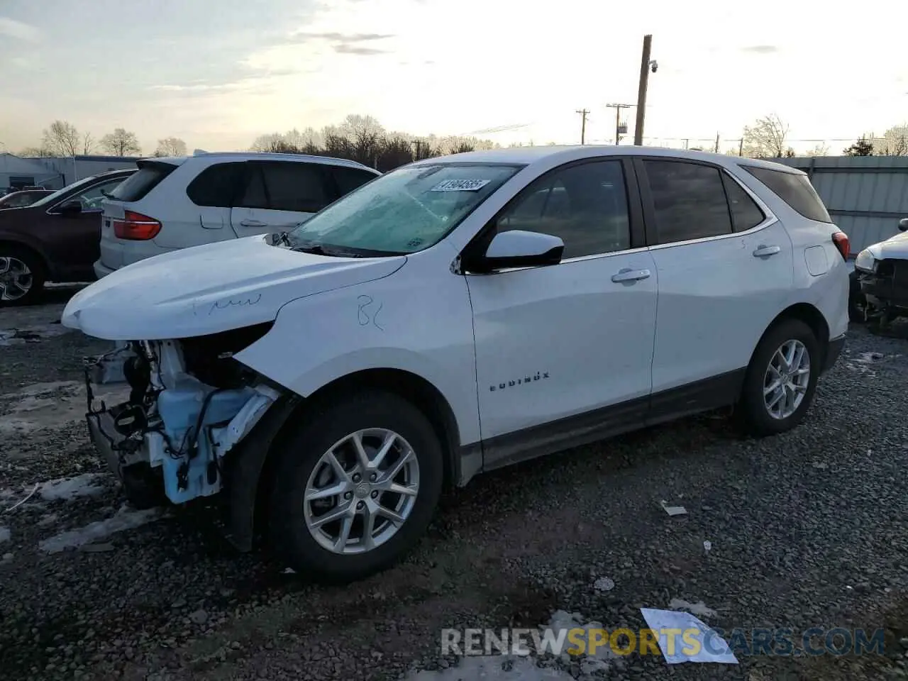 1 Фотография поврежденного автомобиля 3GNAXUEV4NL258521 CHEVROLET EQUINOX 2022