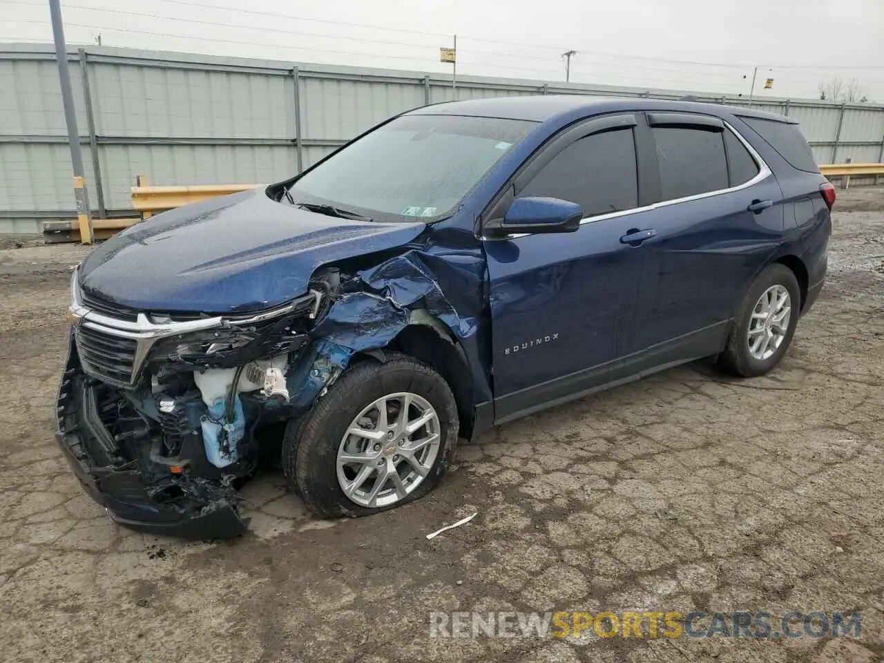1 Photograph of a damaged car 3GNAXUEV4NS212192 CHEVROLET EQUINOX 2022