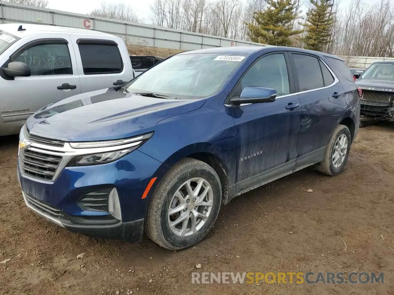 1 Photograph of a damaged car 3GNAXUEV4NS214797 CHEVROLET EQUINOX 2022