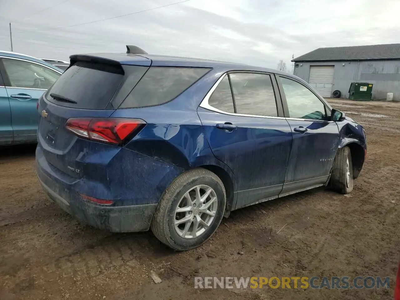 3 Photograph of a damaged car 3GNAXUEV4NS214797 CHEVROLET EQUINOX 2022