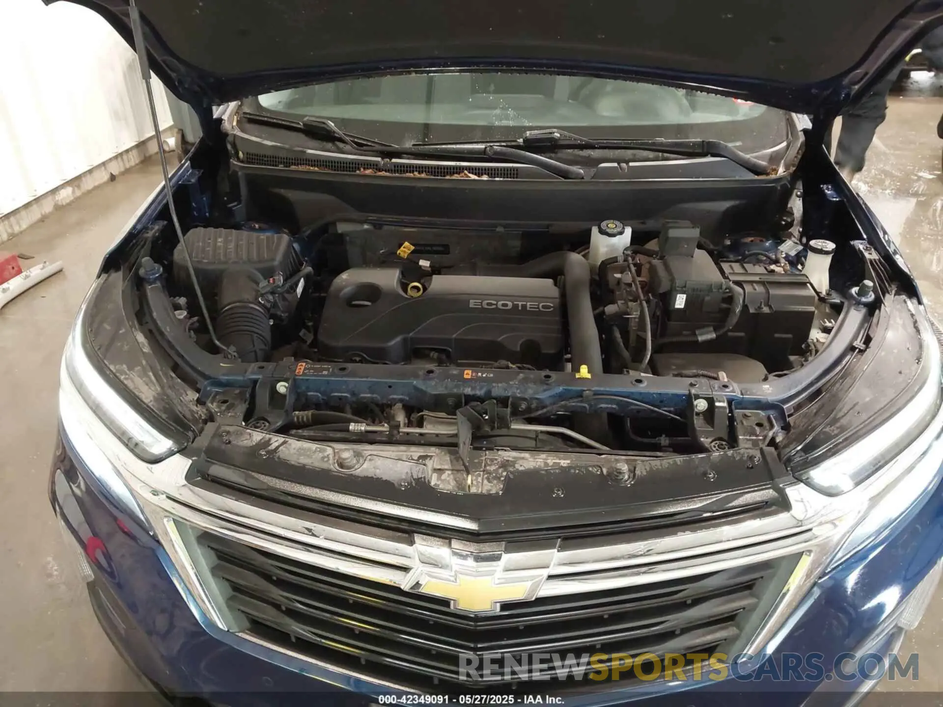 10 Фотография поврежденного автомобиля 3GNAXUEV5NL160985 CHEVROLET EQUINOX 2022