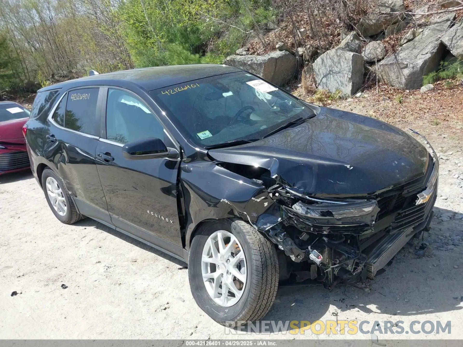 1 Photograph of a damaged car 3GNAXUEV5NL281130 CHEVROLET EQUINOX 2022