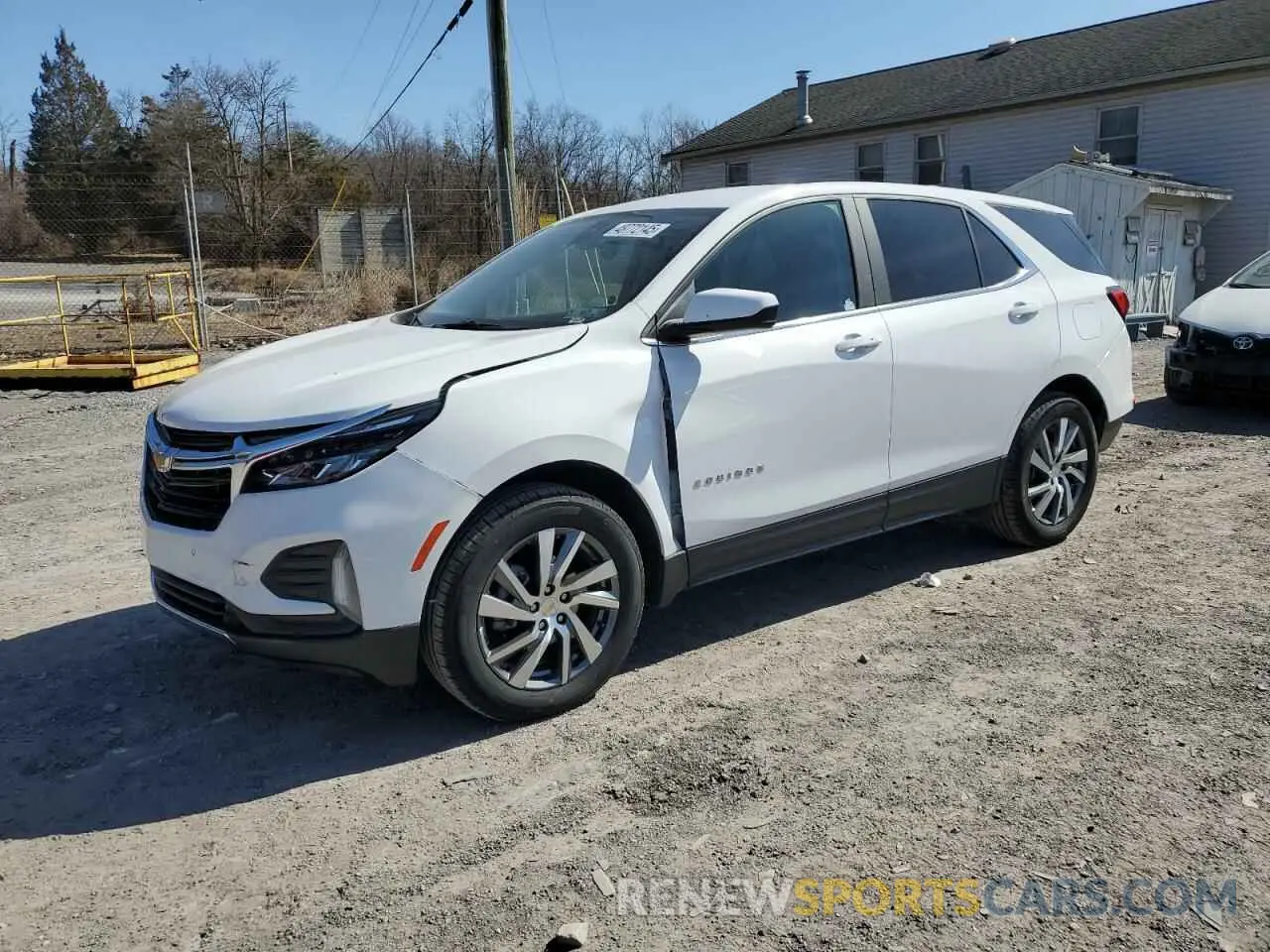 1 Photograph of a damaged car 3GNAXUEV5NL281855 CHEVROLET EQUINOX 2022
