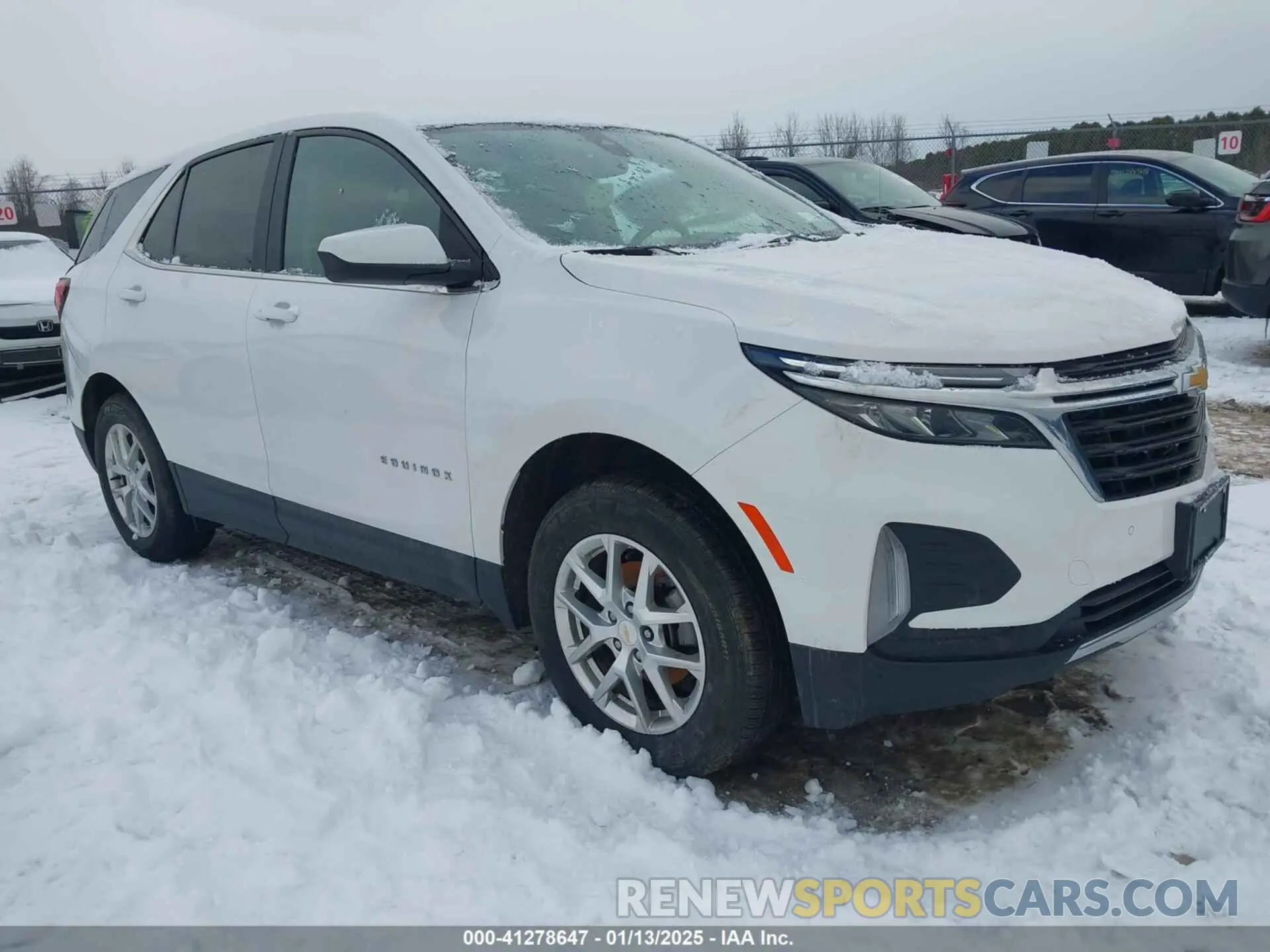 1 Photograph of a damaged car 3GNAXUEV8NL173035 CHEVROLET EQUINOX 2022