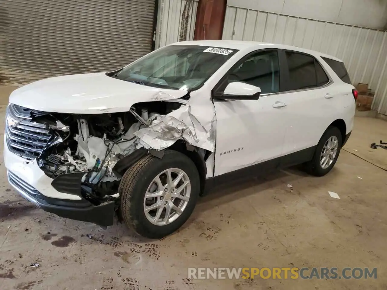 1 Photograph of a damaged car 3GNAXUEV8NL235100 CHEVROLET EQUINOX 2022