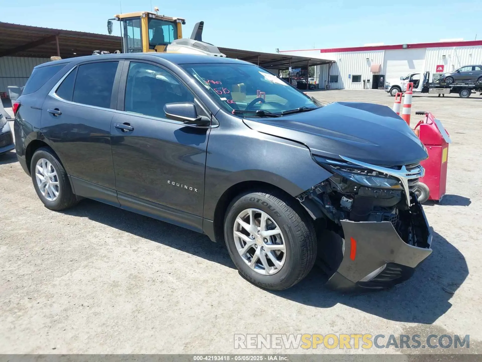 1 Фотография поврежденного автомобиля 3GNAXUEV8NS182016 CHEVROLET EQUINOX 2022