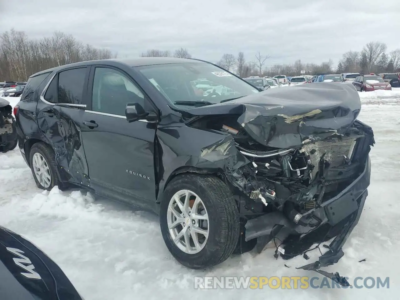 4 Фотография поврежденного автомобиля 3GNAXUEV8NS228668 CHEVROLET EQUINOX 2022