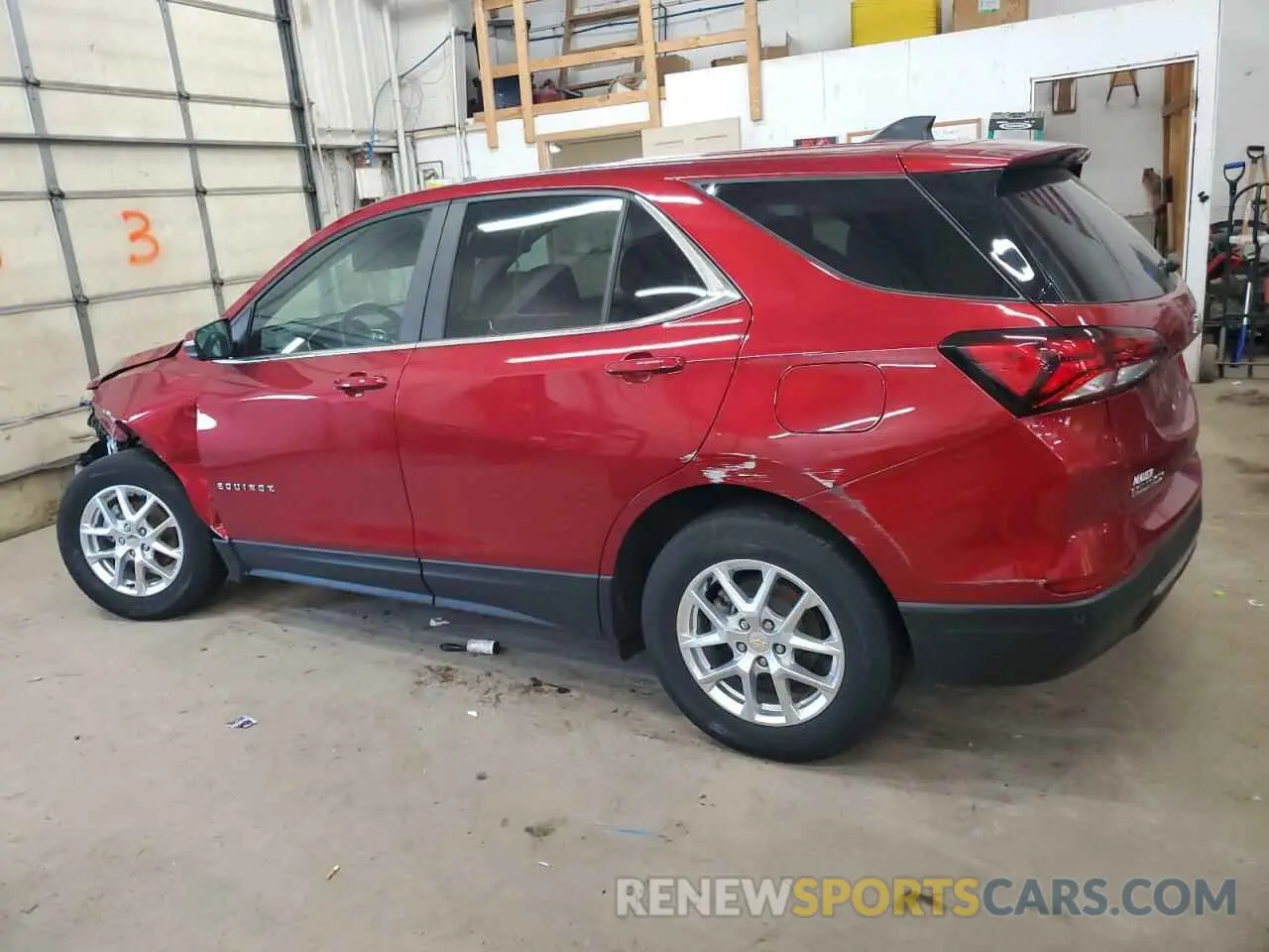 2 Фотография поврежденного автомобиля 3GNAXUEV9NL186098 CHEVROLET EQUINOX 2022