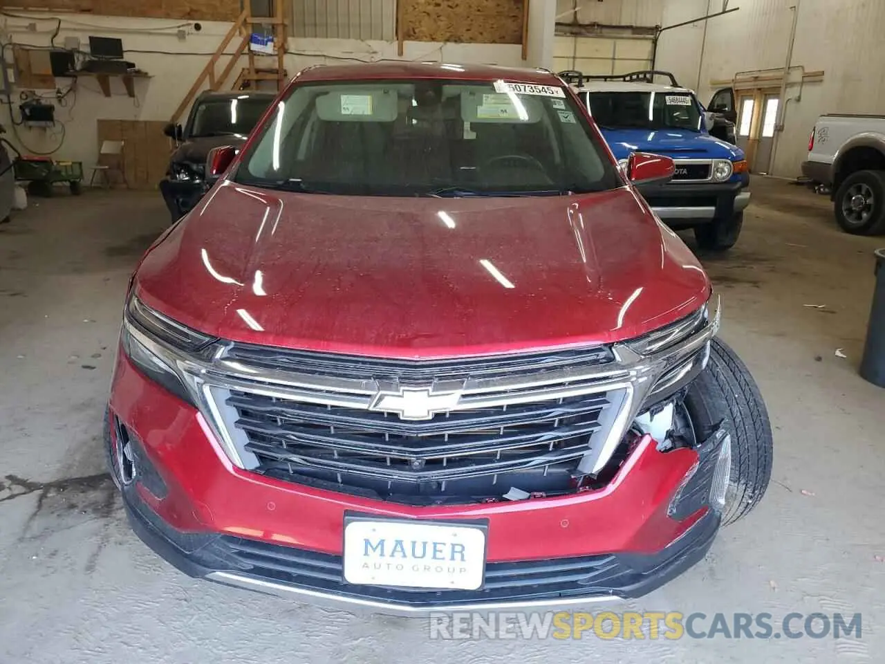 5 Фотография поврежденного автомобиля 3GNAXUEV9NL186098 CHEVROLET EQUINOX 2022