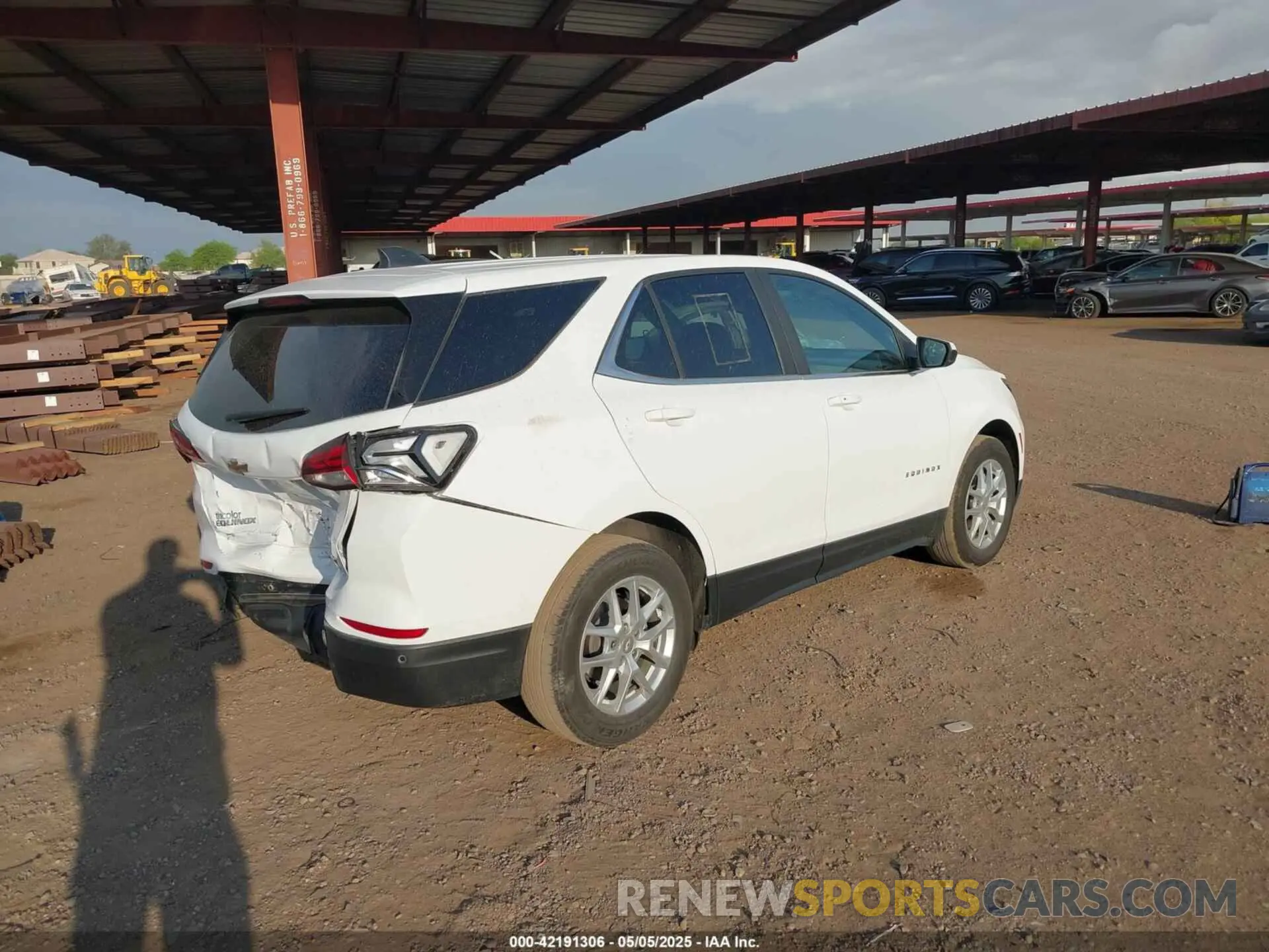 4 Фотография поврежденного автомобиля 3GNAXUEVXNL208349 CHEVROLET EQUINOX 2022