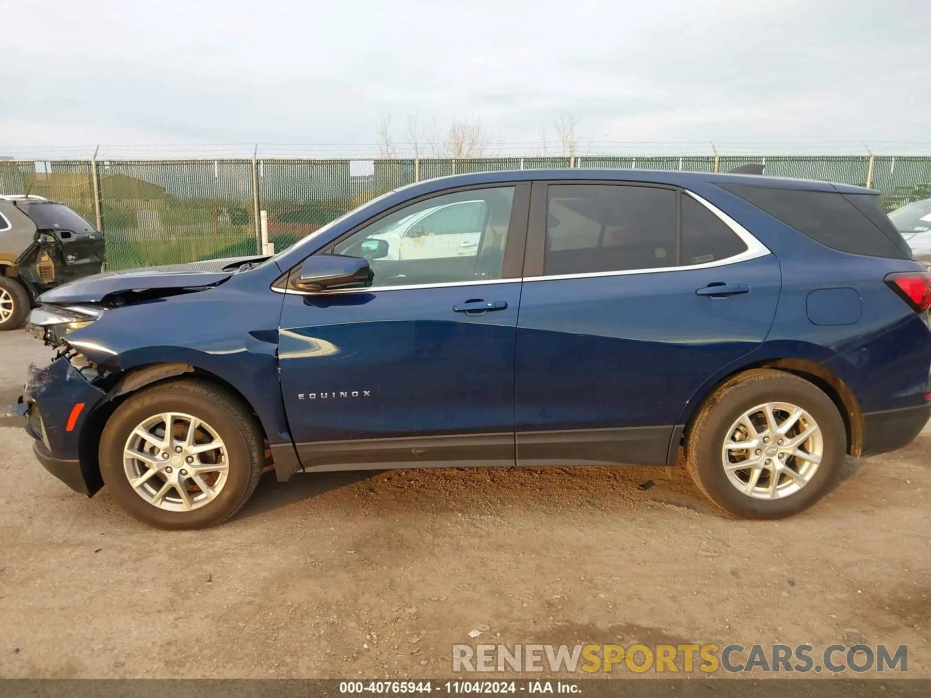 14 Photograph of a damaged car 3GNAXUEVXNL231534 CHEVROLET EQUINOX 2022