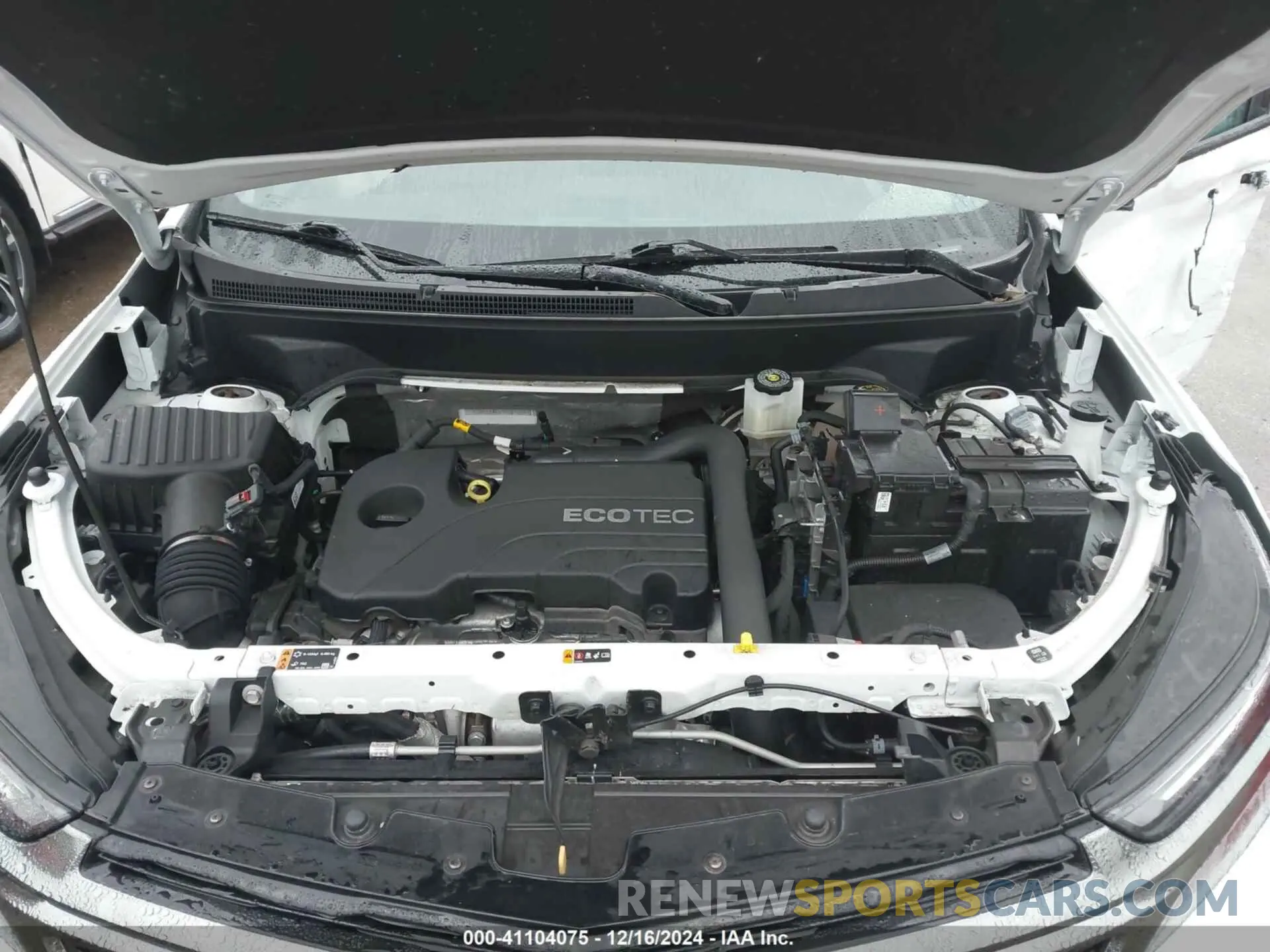 10 Photograph of a damaged car 3GNAXWEV4NS243681 CHEVROLET EQUINOX 2022