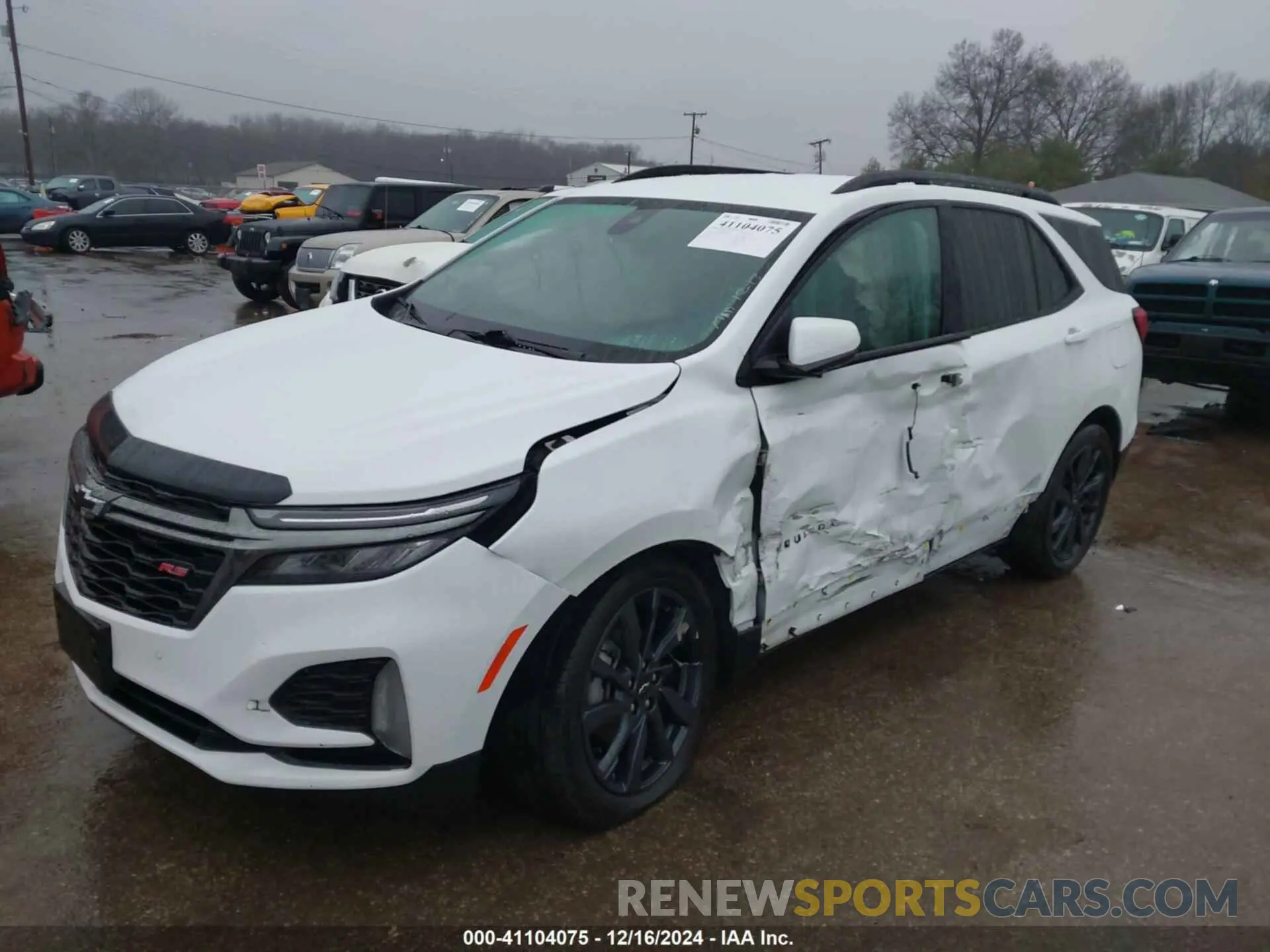 6 Photograph of a damaged car 3GNAXWEV4NS243681 CHEVROLET EQUINOX 2022